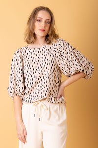 Tasmin Blouse Sprinkle Beige