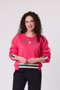 Classified Cali Logo Sweatshirt - Hot Pink