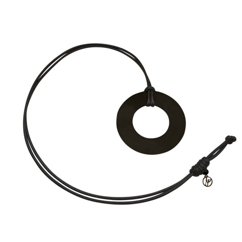Circula -Circle /Leather Necklace