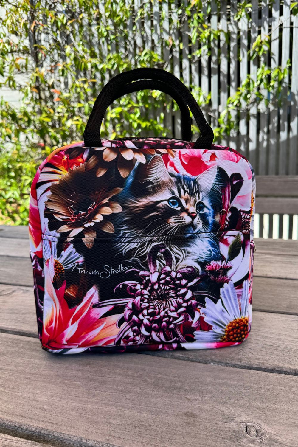 Cosmetic Insulated Travel Bag - Kitty Kitten Love