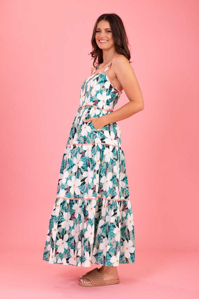 Felicity Maxi Dress -Floral