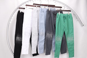 WL - Viscose & Bling Pants - White