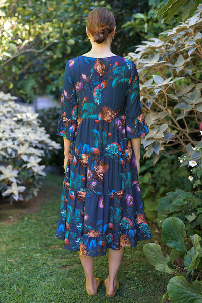 Magic Dress - Garden Burst - Teal