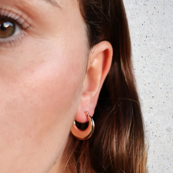 FV -Rose Gold 20mm Hollow Hoops