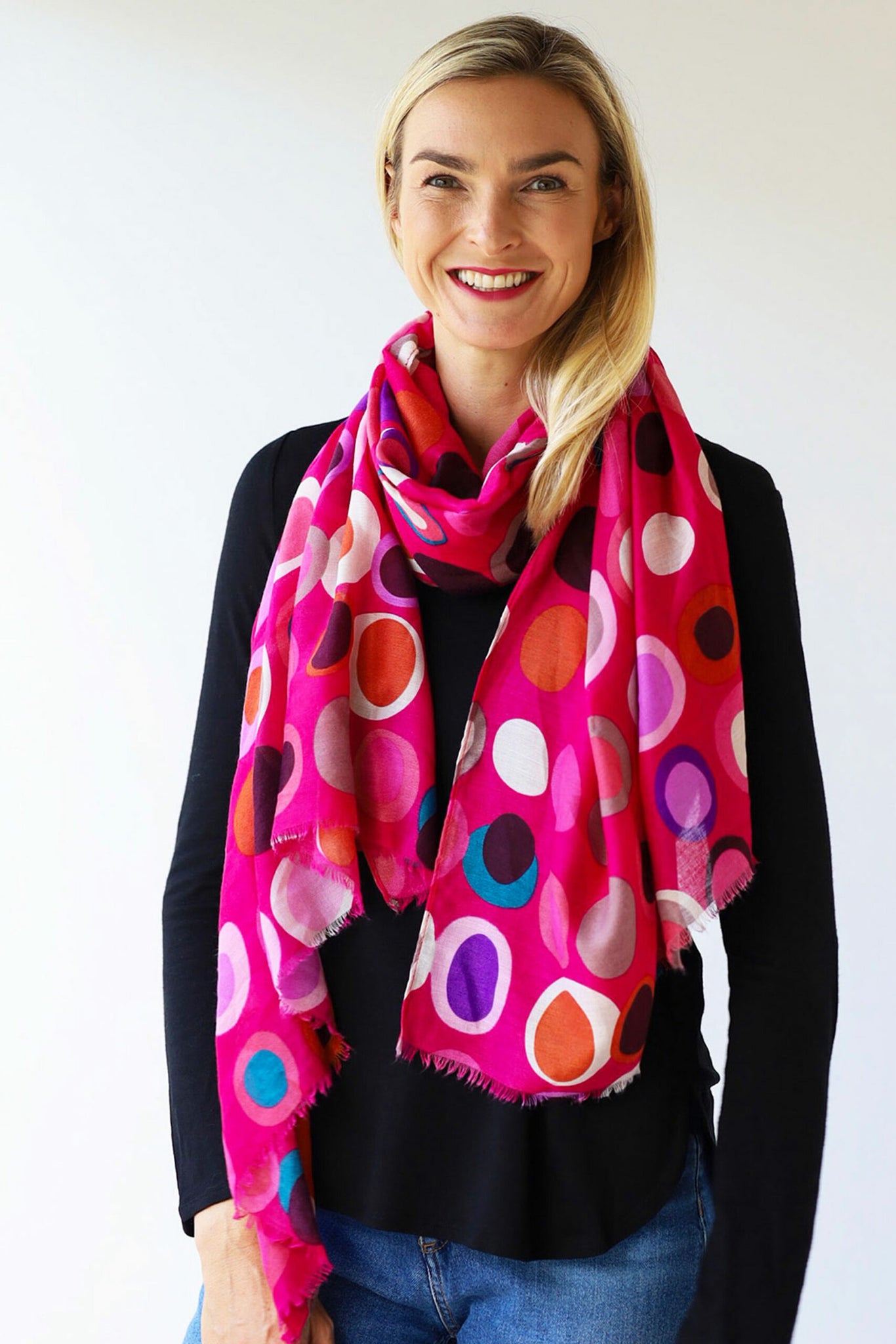 Retro Multi Colour Scarf