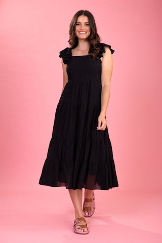 Sandy Midi Dress - Black