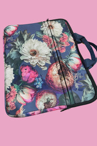 Annah Stretton Laptop Case With Handle - Lover's Bouquet