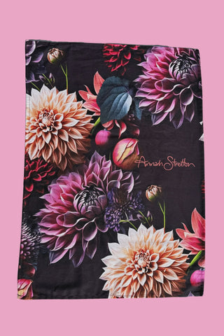 Annah Stretton Tea Towel - Dahlia