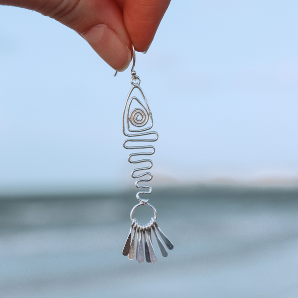 Bijoux Fish Earrings- Sterling Silver